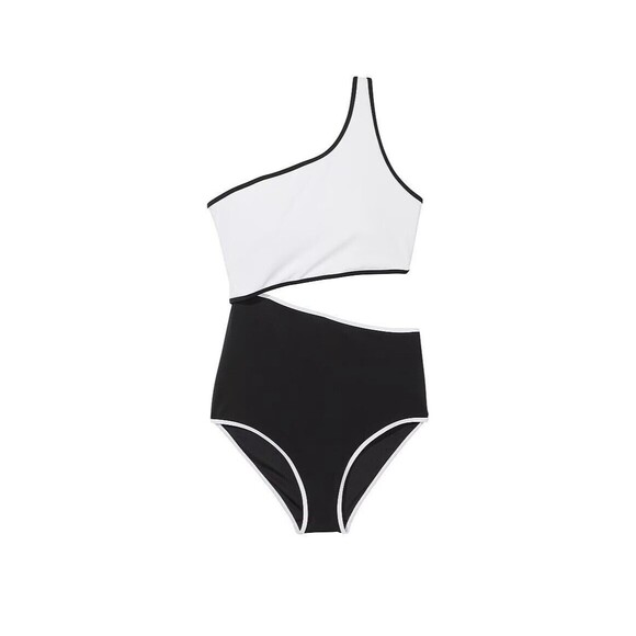 NWT Victoria’s Secret The Monokini One-Piece Swimsuit Color Block Black … - Picture 14 of 14